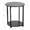 Household Essentials Jamestown 24" Round End Table